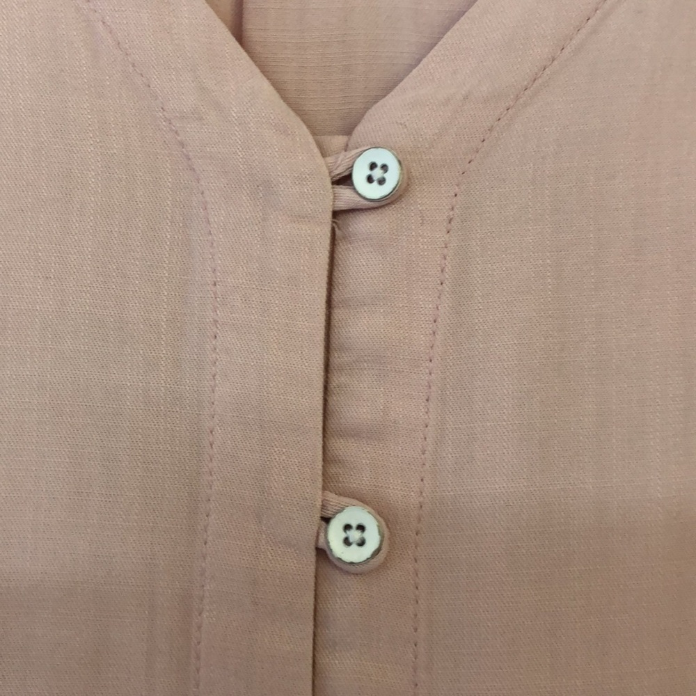 Style & Co Button Down Flutter Sleeve Blouse - image 3